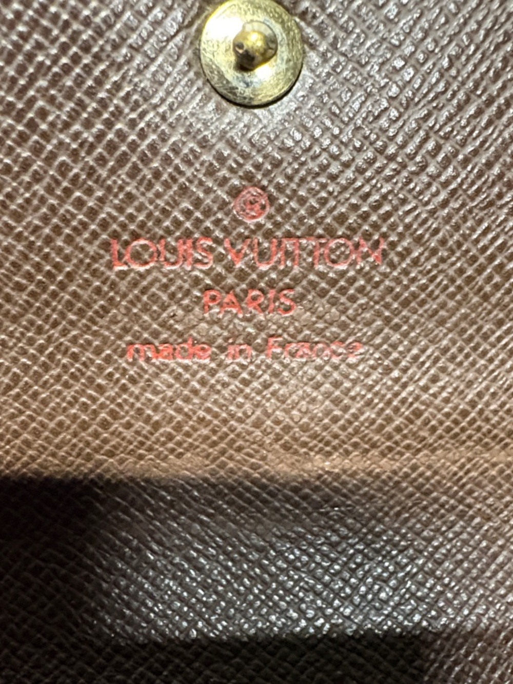 Louis Vuitton Damier Ebene Sarah Long Wallet - Made in France - Picture 9 of 13
